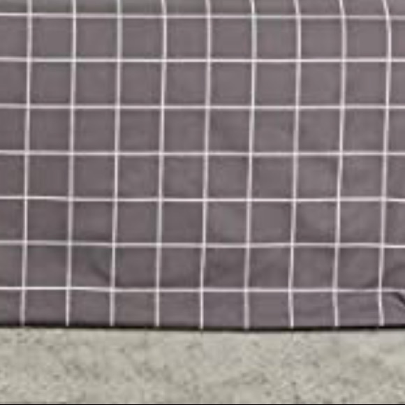 NWT, Duvet COVER Set QUEEN 3 pc Grey & White